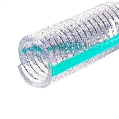 Clear Hlau Reinforced Pvc Hose Yeeb Nkab